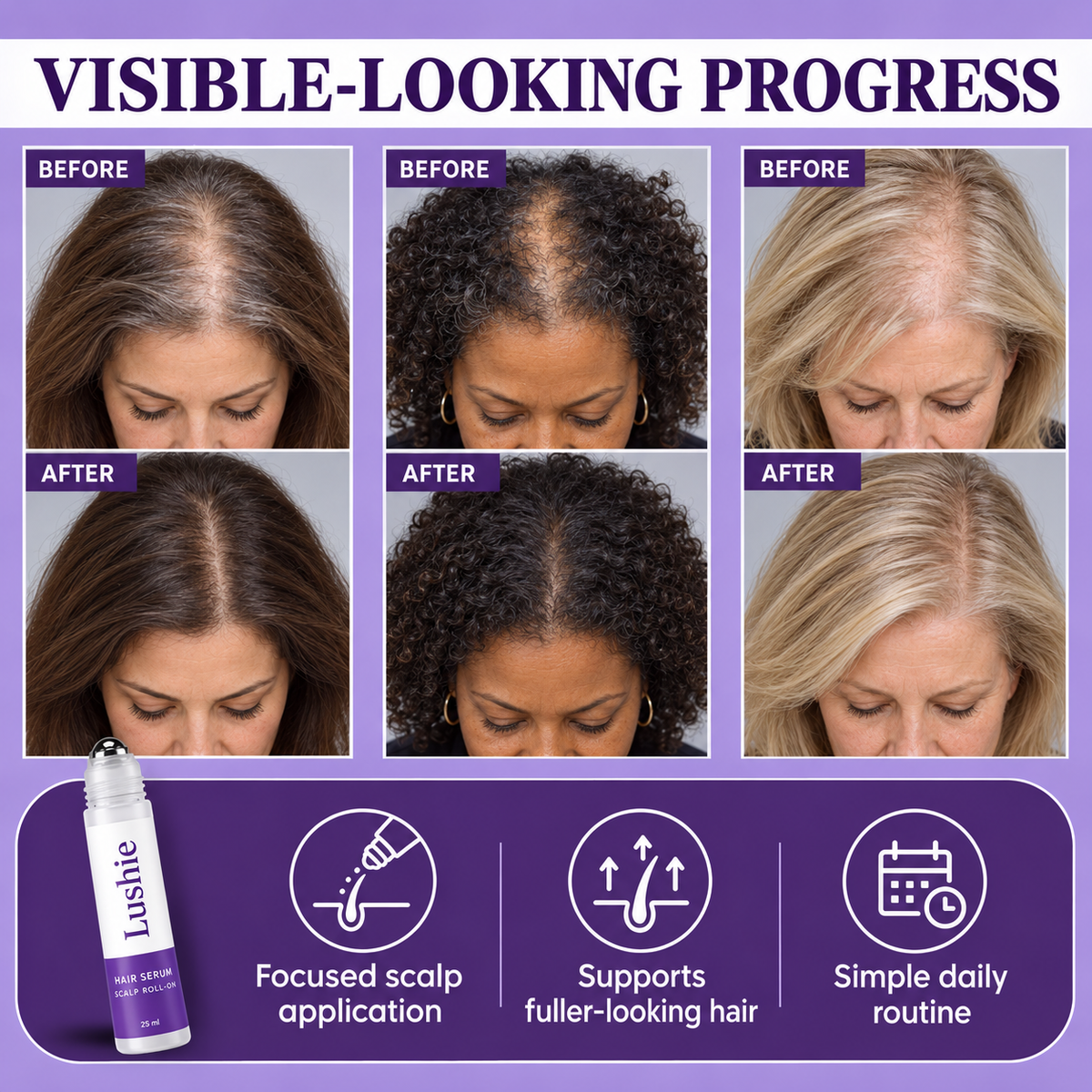 Lushie visible customer results