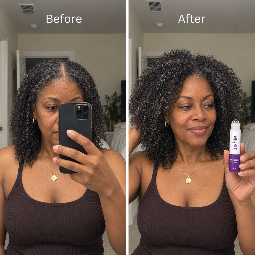 Customer hair result comparison