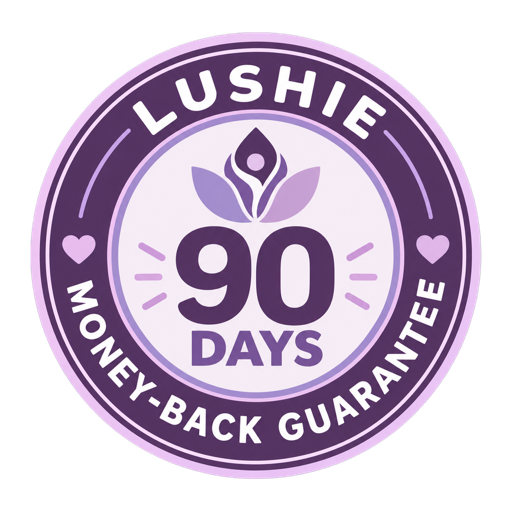Lushie 90-day money-back guarantee